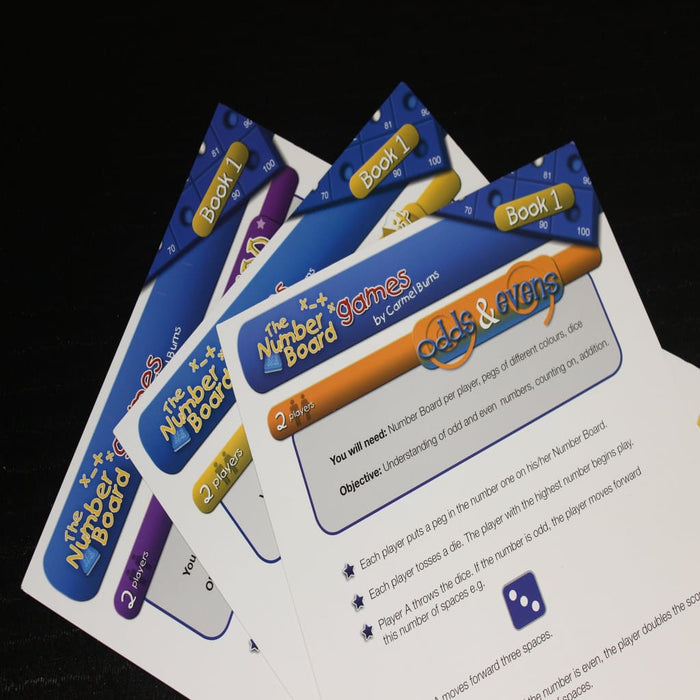 Number Board Game Cards 1