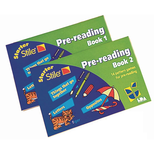 Starter Stile Pre-Reading Books - Pack Of 2 - English Dyslexia Language Skills & Activities Stile Literacy