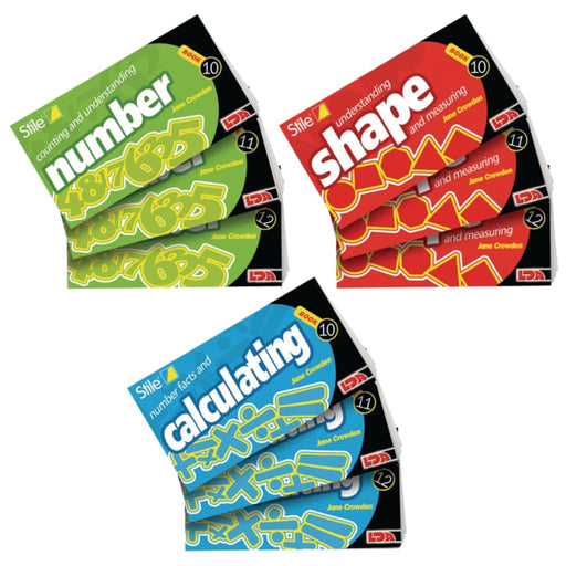 Stile Year 5/p6 Pack - Age 9-10 - Single Pack - Maths Dyspraxia & Dysculia Number Works & Games Sequencing & Predicting Sorting & Counting