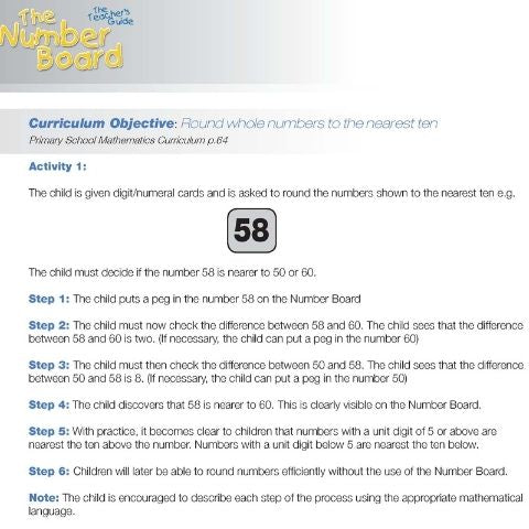 The Number Board Activity Kit