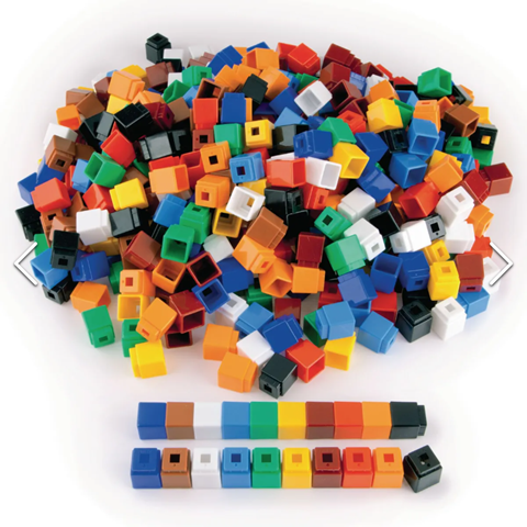 Unifix Cubes - Pack of 100 Pack of one hundred