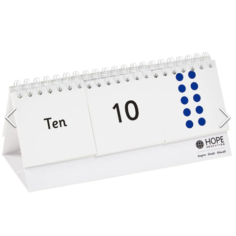 Number 1-20 Flip Chart - Pupil from Hope Education Pack of five