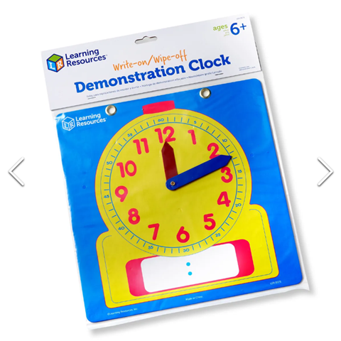 Write & Wipe Demonstration Clock