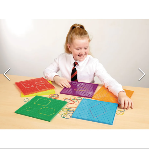 Double-Sided Geoboards - Pack of 6