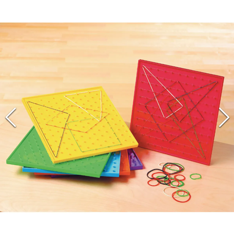 Double-Sided Geoboards - Pack of 6