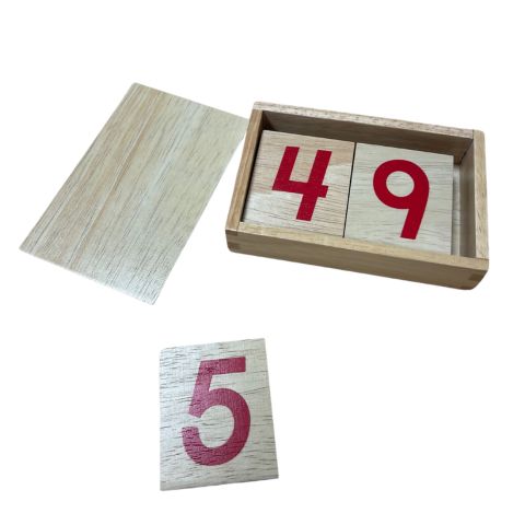 Wooden Number Cards 1 - 10