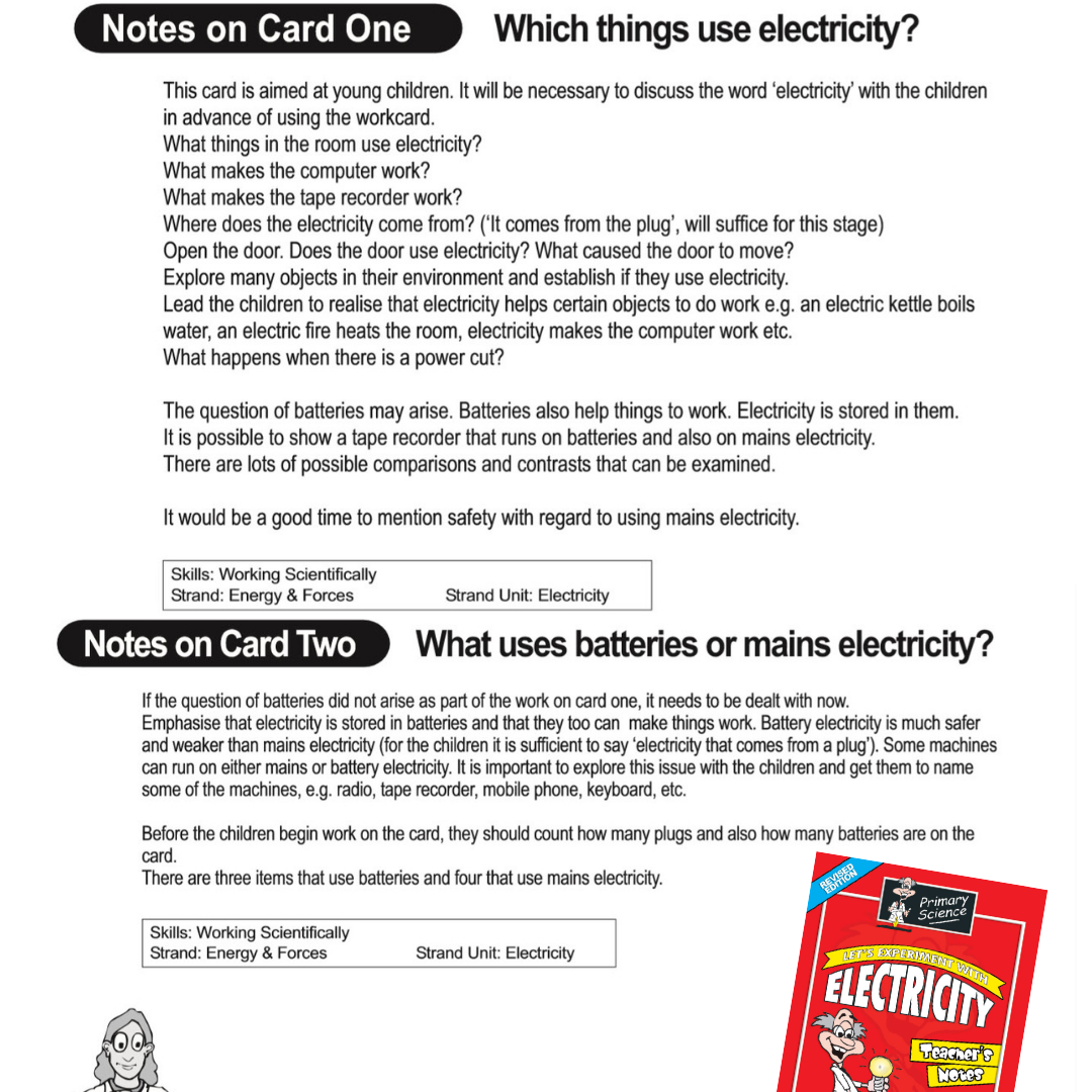 Primary Science Electricity Teacher's Notes