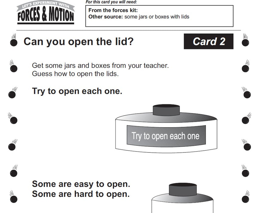 Primary Science Let's Experiment with Forces & Motion