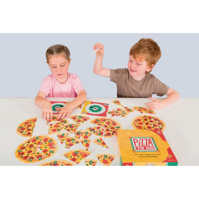 Pizza To Go! - Maths Fractions & Measuring Number Works & Games