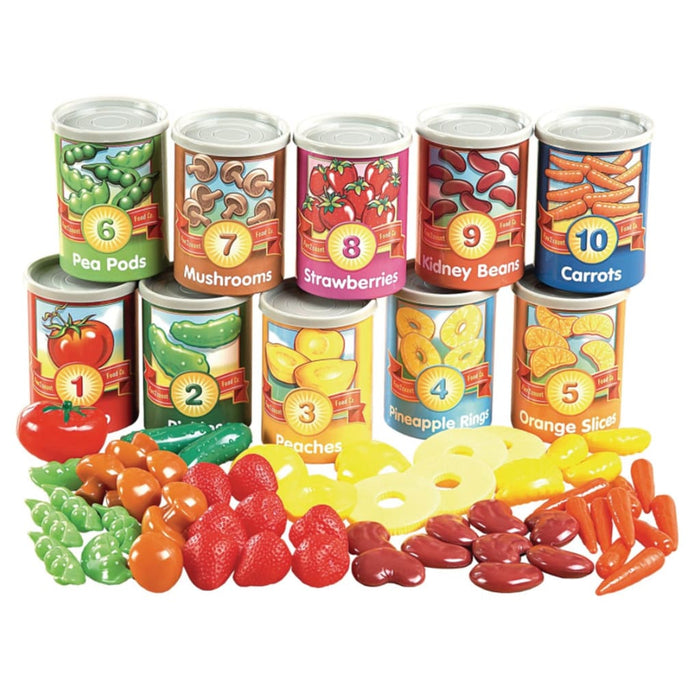 Sorting & Counting Cans - Maths Number Works & Games Sorting & Counting