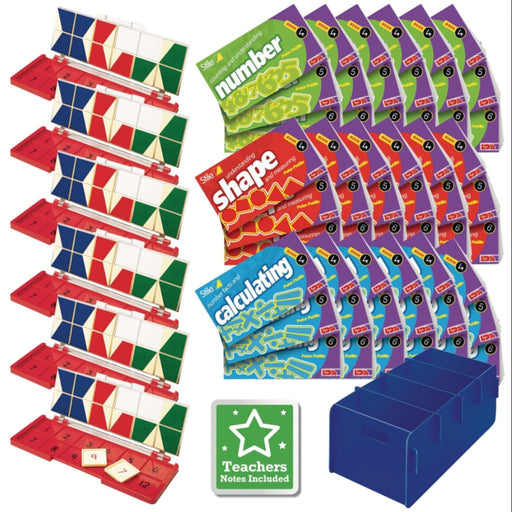 Stile Year 4/p5 Pack - Age 8-9 - Multi Pack - Maths Dyspraxia & Dysculia Number Works & Games Sequencing & Predicting Sorting & Counting