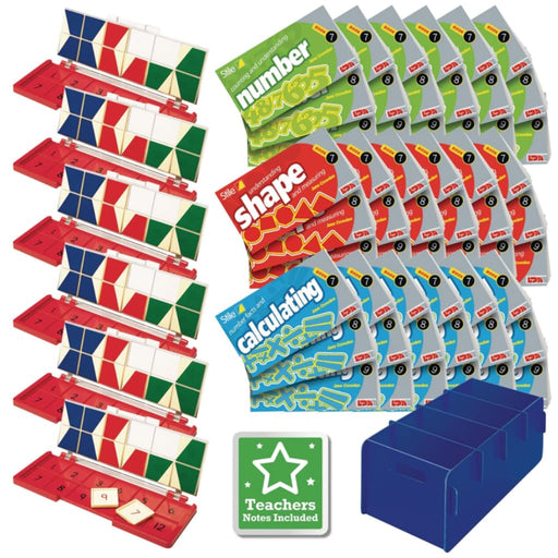 Stile Year 5/p6 Pack - Age 9-10 - Multipack - Maths Dyspraxia & Dysculia Number Works & Games Sequencing & Predicting Sorting & Counting