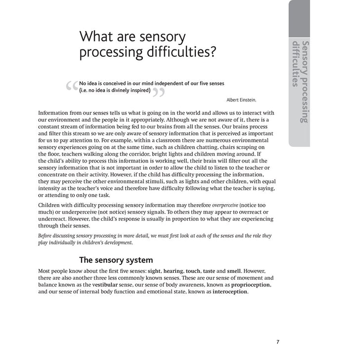 Target Ladders Sensory Processing