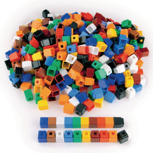 Unifix Cubes - Pack 1000 - Maths Number Works & Games Sequencing & Predicting Sorting & Counting